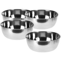 Schalenset RVS 11x4cm set a 4 stuks - thumbnail