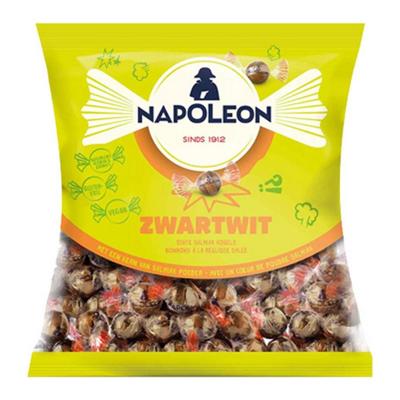Snoep napoleon zwart wit zak 1kg