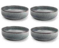 ONA Diepe Borden / Pastaborden Duna Blue ø 22 cm - 4 Stuks - thumbnail