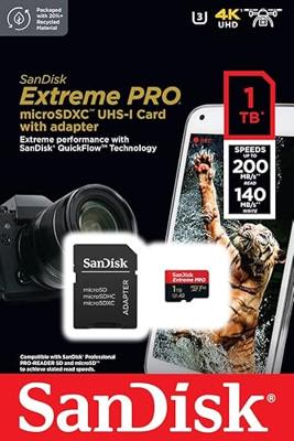 Sandisk microSDXC geheugenkaart - 1TB - ExtremePro - thumbnail