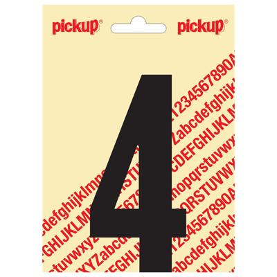 Plakcijfer Nobel Sticker cijfer 4 Pickup - Pickup