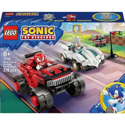 LEGO® Sonic the Hedgehog 6588735 Silvers auto versus Knuckles' monstertruck (77118)
