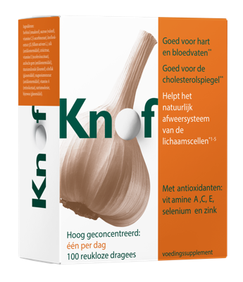 Knof Reukloze knoflook dragees 100 Dragees