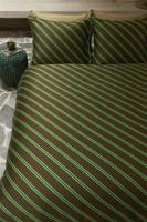 VT wonen vtwonen Dekbedovertrek Diagonal Green 240x200/220 cm - thumbnail