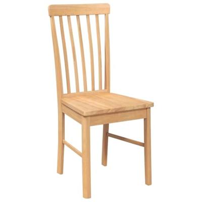 Eetkamerstoelen met kussens 2 st massief hout rubber