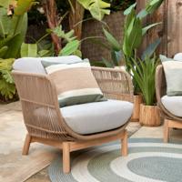 Kave Home Fauteuil 'Catalina' kleur Beige - thumbnail