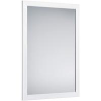 Elegante Rechthoekige Raamspiegel Wit MDF - Trion Mik - thumbnail