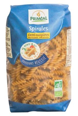 Primeal Fusilli Spiralen Halfvolkoren Bio (500g)