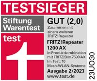 AVM WiFi-versterker FRITZ!Repeater 1200 AX 20002974 3000 MBit/s Mesh-compatible - thumbnail