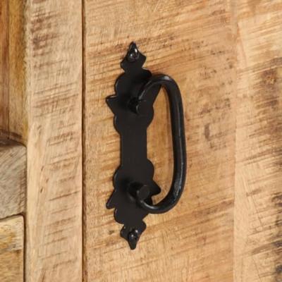 Tv-meubel 120x30x50 cm ruw mangohout