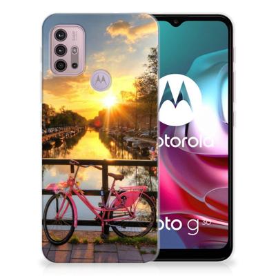 Motorola Moto G30 | G10 | Silliconen Back Cover | Amsterdamse Grachten
