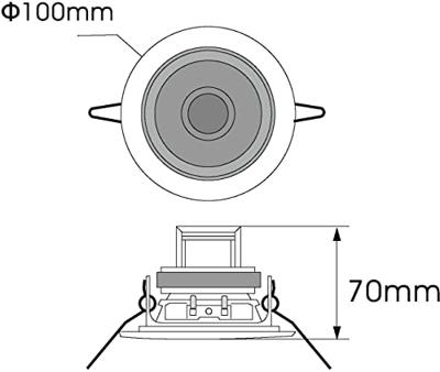 Omnitronic CS-2 Inbouwluidspreker