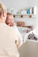 Steiff Trampili Olifant knuffeldoek - 28 cm - knuffeldier voor baby's - pluche olifant - zacht en wasbaar - grijs/roze - (241680) - thumbnail