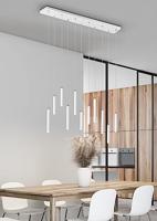 Trio Led hanglampTubular 115cm 11-lichts wit - 321611131 - thumbnail