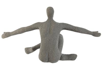 Decoratieve figuren Home ESPRIT Grijs 57 x 19,5 x 26,8 cm