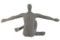 Decoratieve figuren Home ESPRIT Grijs 57 x 19,5 x 26,8 cm - thumbnail