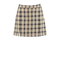 America Today Junior geruite rok Robin blauw/bruin - thumbnail