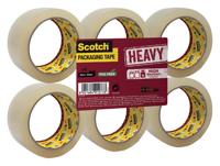 Verpakkingstape Scotch Secure Seal 50mmx66m transparant 6 rollen - thumbnail