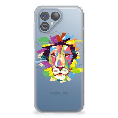 Fairphone 5 Telefoonhoesje met Naam Lion Color Fairphone 5 Telefoonhoesje met Naam Lion Color