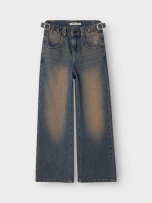 Name it winter jeans broek meisjes - donker blauw - NkfBella - skater fit