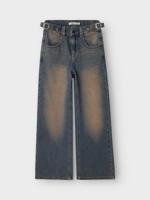 Name it winter jeans broek meisjes - donker blauw - NkfBella - skater fit - thumbnail