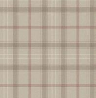 Dutch Wallcoverings Sauvage Ruit - Beige/Rood - thumbnail