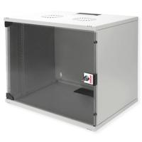 ROLINE 19-inch wandbehuizing Basic 9 U, 540x400 BxD Bouwpakket grijs - thumbnail