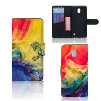Hoesje Nokia 1 Plus Watercolor Dark - thumbnail