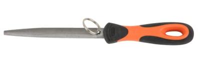 Bahco Halfronde vijl ERGO™ | met veiligheidsring | met hecht | halfzoet | 200 mm - TAH1-210-08-1-2