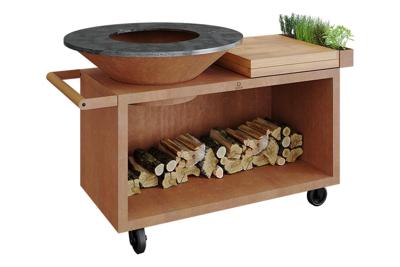 OFYR Island Corten 100 pro Teak Wood