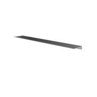 Hotbath &More Planchet 80 cm inclusief bevestigings rails Geborsteld gunmetal PVD - thumbnail