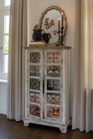 Clayre & Eef Kandelaar 25 cm Zwart Ijzer Kaarsenstandaard - thumbnail