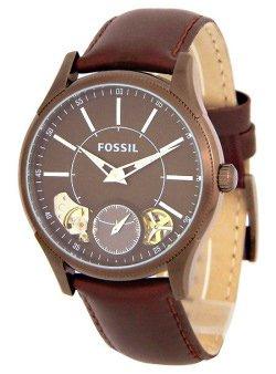 Horlogeband Fossil ME9035 Leder Bruin 22mm Horlogeband Fossil ME9035 Leder Bruin 22mm