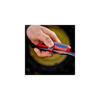 Knipex Universeel stripgereedschap | totale lengte 130 mm voor linkshandig | 1 stuk - 16 95 02 SB - 16 95 02 SB - thumbnail