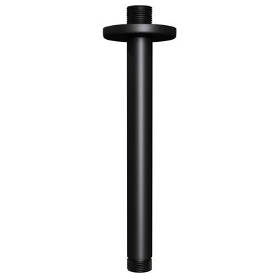 Thermostatische inbouw regendouche set met 20 cm douchekop en handdouche, mat zwart