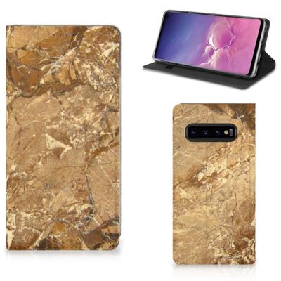 Samsung Galaxy S10 | Standcase | Marmer Creme