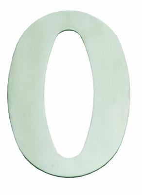 Intersteel Huisnummer 0Numbra 150x2mm RVS - 0035.402070