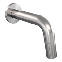 Brauer Stripe inbouw fonteinkraan inkortbaar RVS-kleurig geborsteld PVD - thumbnail