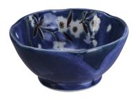 Blauw/Witte Sausschaal - Blue Sakura - Tokyo Design Studio - 100ml - 9x4cm - thumbnail