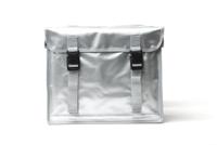 Newlooxs New looxs bisonyl dubbele fietstas - waterdicht, ijzersterk, zilver - 46l - elektrische fietsen, stadsfietsen - thumbnail