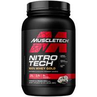 MuscleTech Nitro Tech 100% Whey Gold Cookies and Cream (908 g) - thumbnail
