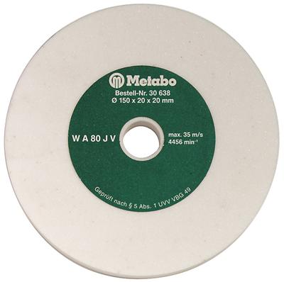 Metabo Accessoires Reserve slijpsteen Ø 150x20x20 mm - 80 J - 630638000 Metabo Accessoires Reserve slijpsteen Ø 150x20x20 mm - 80 J - 630638000