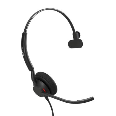 Jabra Engage 40 On Ear headset Kabel Mono Zwart Ruisonderdrukking (microfoon), Noise Cancelling Headset, Mono, Volumeregeling, Microfoon uitschakelbaar (mute) - thumbnail