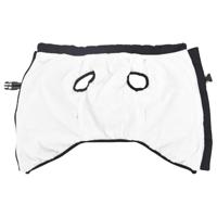 Hondenjas met harnas waterdicht reflecterend marineblauw 5XL - thumbnail