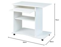 Bureau Pepe - wit - 75x80x50 cm - thumbnail