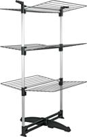 Metaltex ciclone droogtoren 40 m drooglengte zwart/zilver - thumbnail