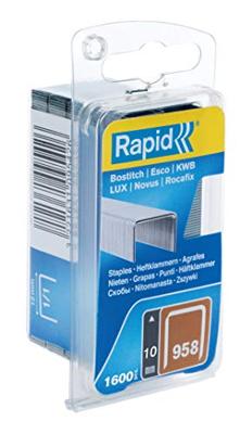 Rapid Nr. 958 dundraadnieten 10 mm, 1.600 stuks - 40109543 - 40109543 Rapid Nr. 958 dundraadnieten 10 mm, 1.600 stuks - 40109543 - 40109543