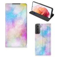 Bookcase Samsung Galaxy S21 Watercolor Light - thumbnail