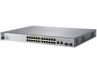 HPE Aruba 2530-24-PoE+ - Switch - Beheerd - 24 x 10100 + 2 x Gigabit SFP + 2 x 101001000 - desktop, rack-uitvoering, wandbevestiging - PoE+ - thumbnail