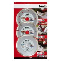 3 diamant doorslijpschijven 125mm KWB - Kwb - thumbnail